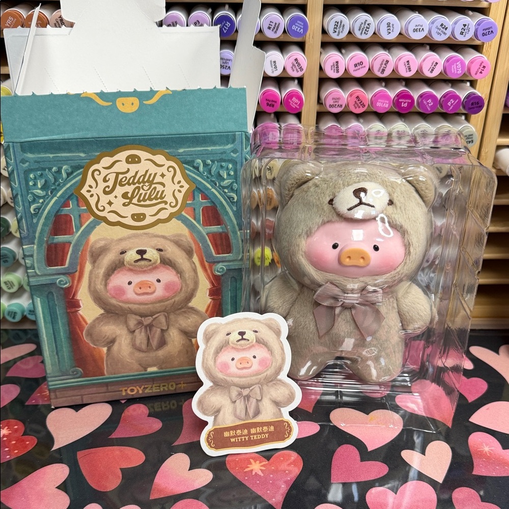 Teddy Lulu Bear Plush Toy Witty Teddy Open Blindbox
